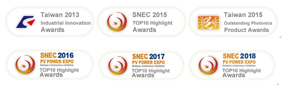 Bigsun Energy Technology Exhibition Rewards and Best Product Rewards, Photonics Rewards, Highlight Rewards by SNEC.